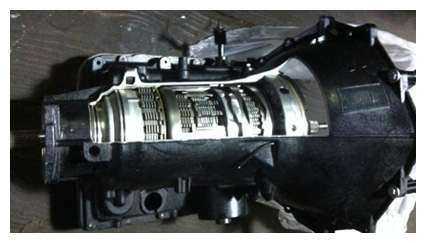 Here is one of our certified mechanics completing an oil change and filter change to properly maintain this car’s engine.